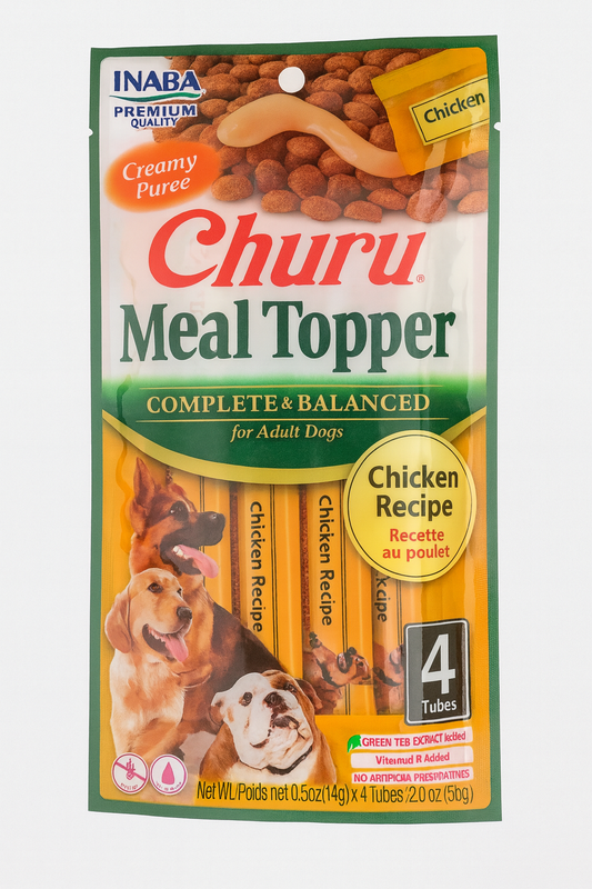 Churu Meal Topper Perros - Receta de Pollo (4 unidades)