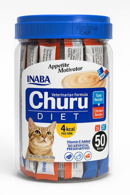 Churu Diet Gatos Mix Atún y Pollo Tarro 50 tubos