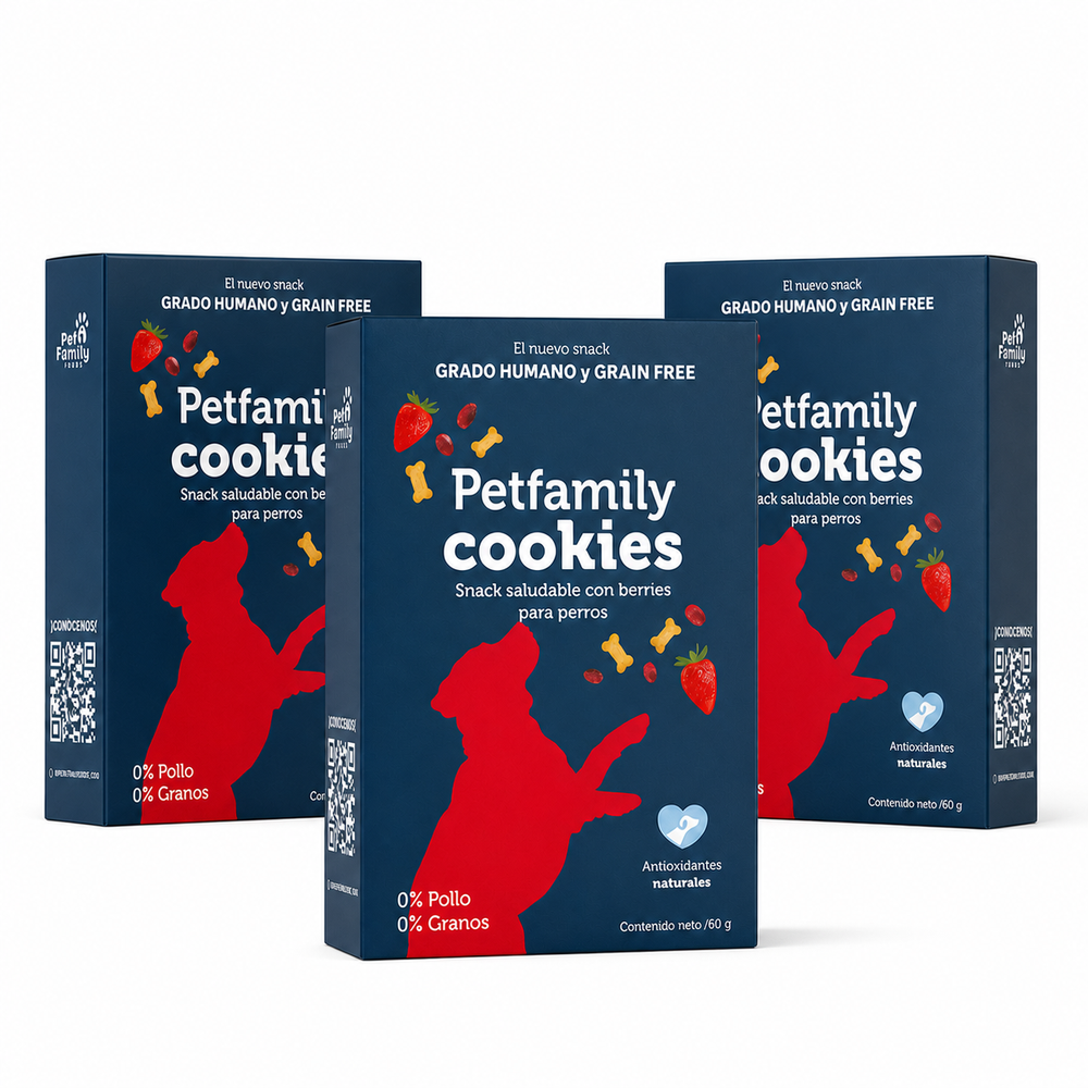 3 snacks PetFamily para premiarlo