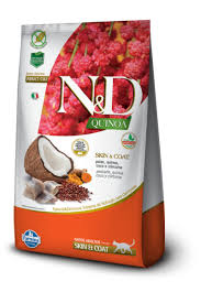 Alimento N&D Quinoa Skin & Coat Gatos Adultos Pescado 1.5kg — Precio Chemarry