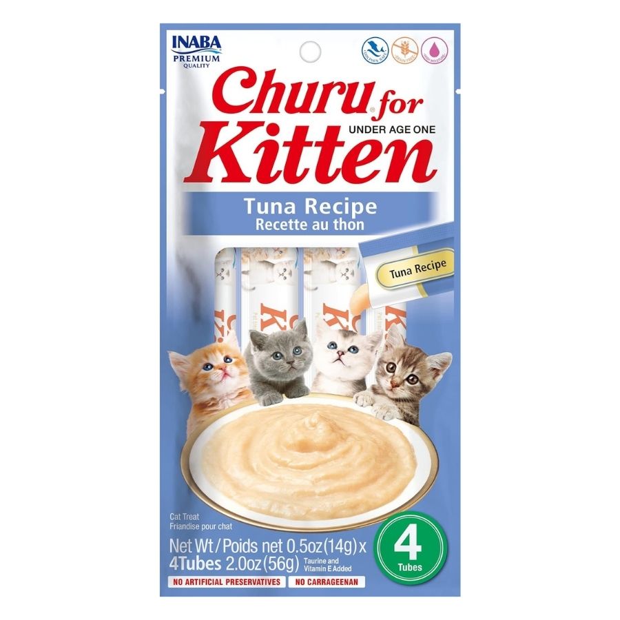 Churu Kitten Atún para Gatitos 56g (4 Tubos) — Precio Chemarry